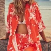 Sea Level Aloha Shirt Flame New