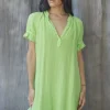 9Seed Antibes Dress Apple Online