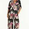 Sea Level Belle Aloha Surf Pant Black Belle/Black Clearance