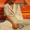 Pitusa Crochet Beach Pants Ecru Fashion