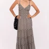 Sundress Ditta Dress Black and White Fashion