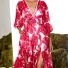 Charo Ruiz Fata Long Dress White Blossom WhiteBlossom Discount