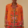 Farm Rio Fruit Garden Scarf Shirt Best