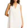 Seafolly Gathered Neck Mini Dress Online