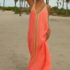 Pitusa Inca Maxi Sun Dress Watermelon Fashion