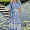 Miss June Kaira Dress Blue Online
