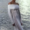 Charo Ruiz Minerva Long Dress White Discount