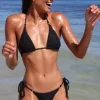 Seafolly SeaDive Triangle Bikini Black Clearance