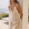 PQ Swim Zoie Flower Cover Up Ivory Fashion