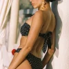 Away That Day Acapulco Bikini Polka Dot Rose Discount
