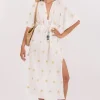 Sundress Addy Kaftan White Sale