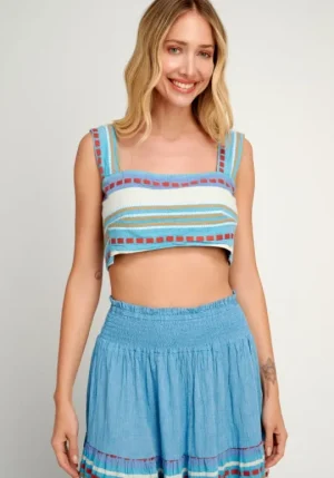 Pearl & Caviar Alonissos Crop Top Outlet