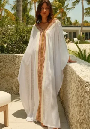 Pitusa Aurora Thobe White Fashion