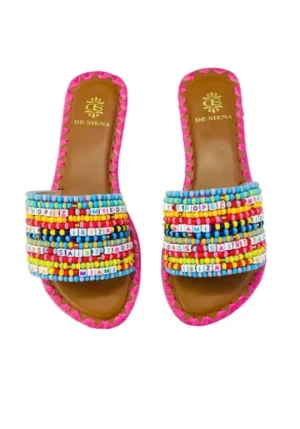 De Siena Balearics Beaded Sandals Hot