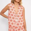 Sundress Bao Top Red Eyelet Best