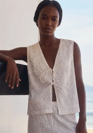 Sundress Bao Top Santorini White New