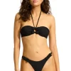 Seafolly Beau Ruched Underwire Bikini Black Discount