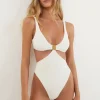 Vix Swimwear Becky Mayra Swimsuit White Sale