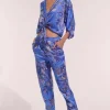 Poupette St Barth Bel Pant Leo Forest Blue Hot