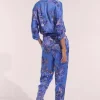 Poupette St Barth Bel Pant Leo Forest Blue Hot