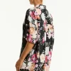 Sea Level Belle Aloha Shirt Black Belle/Black Discount