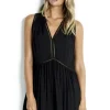 Seafolly Ladder Dress Black Best