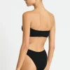 Bond-Eye Blake Bandeau Bikini Black Outlet