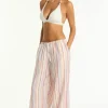 Sea Level Pant Boho Stripe Hot
