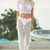 PQ Swim Bree Boho Pant Cream Discount