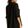 Seafolly Breeze Beach Shirt Black Best