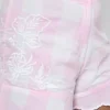 Juliet Dunn Butterfly Embroidery Shorts Pink Discount