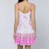 Juliet Dunn Cage Block Cami Dress Pink Pink Cage Block Discount