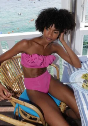 Maygel Coronel Capri Bikini Magenta Fashion