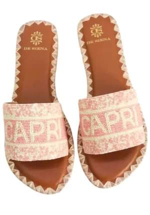 De Siena Capri Sandals Pink Online