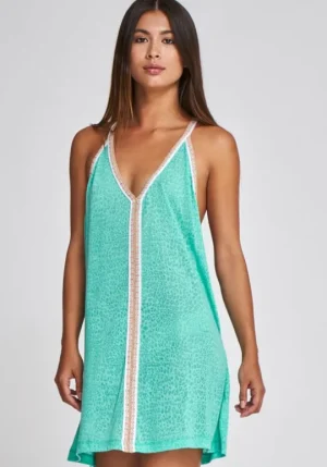 Pitusa Cheetah Mini Dress Mint New