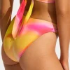 Seafolly Colour Crush Bandeau Bikini Hot