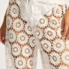 Seafolly Crochet Side Split Pant Hot
