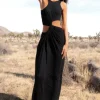 Pitusa Cutout Twist Dress Black Best