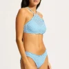 Seafolly Daydreamer High Neck Bikini Powder Blue Hot