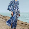 Farm Rio Delicate Tapestry Long Kaftan Fashion