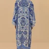 Farm Rio Delicate Tapestry Long Kaftan Fashion