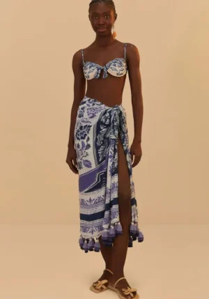 Farm Rio Delicate Tapestry Sarong New