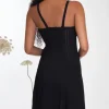 Charo Ruiz Devi Maxi Dress Black New