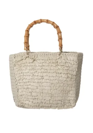 Chica Diamante Bag Cream Clearance