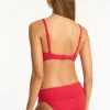 Sea Level Essentials Bikini Red Sale