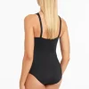 Sea Level Essentials High Neck Swimsuit Black Discount