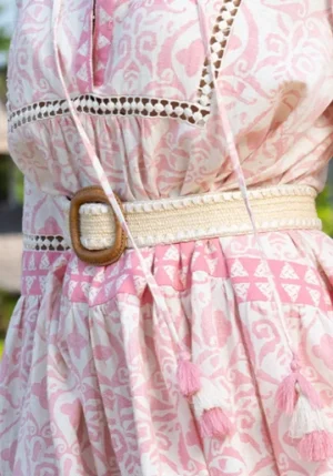 Miss June Faye Belt Natural Clearance