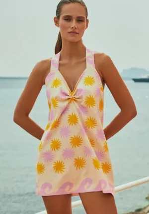 Sundress Felipa Mini Dress Print Praia Discount