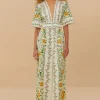 Farm Rio Folk Floral Jumpsuit Outlet