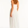 Sea Level Heatwave Bandeau Dress White Fashion